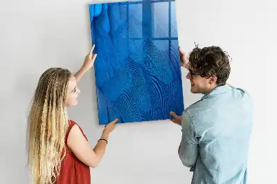 Tablă magnetică pentru scris model cu design de pene de pasăre