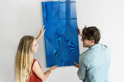 Tablă magnetică pentru scris model cu design de pene de pasăre