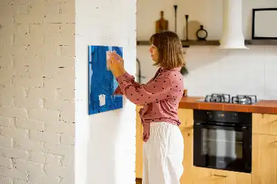 Tablă magnetică pentru scris model cu design de pene de pasăre