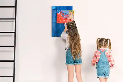 Tablă magnetică pentru scris model cu design de pene de pasăre