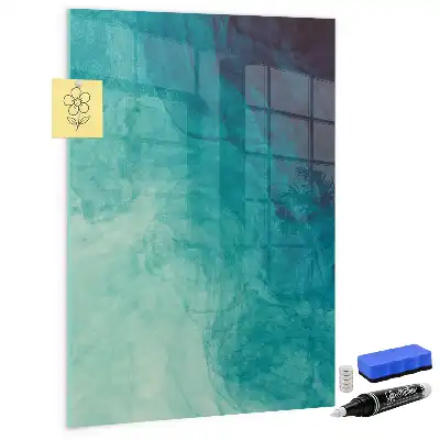 Tablă de desenat magnetică cu model abstracție marină