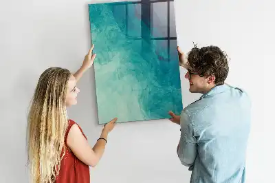 Tablă de desenat magnetică cu model abstracție marină