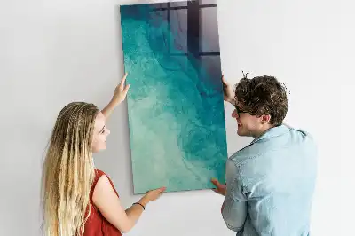 Tablă de desenat magnetică cu model abstracție marină