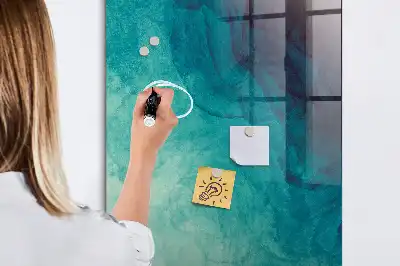 Tablă de desenat magnetică cu model abstracție marină