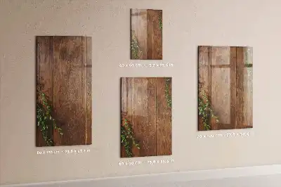 Tablă de desenat magnetică din lemn rustic