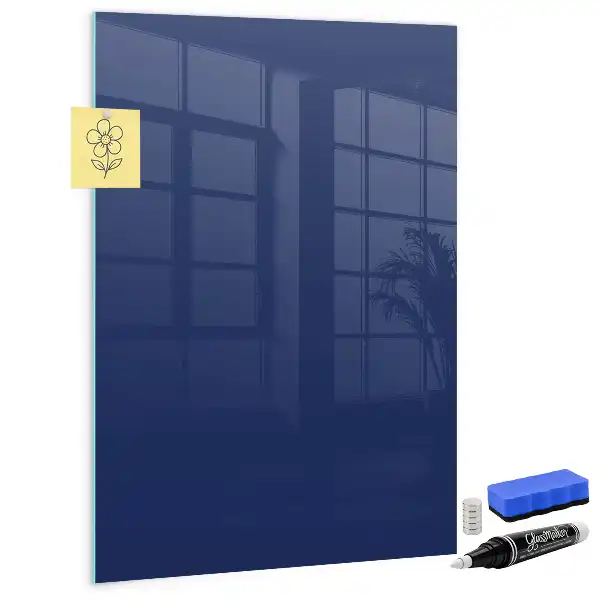 Tablă de desenat magnetică albastru marin