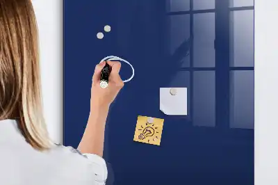 Tablă de desenat magnetică albastru marin