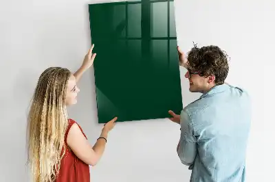 Tablă magnetică pentru scris verde sticlă