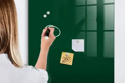 Tablă magnetică pentru scris verde sticlă