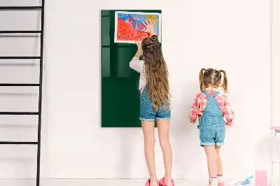 Tablă magnetică pentru scris verde sticlă
