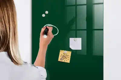 Tablă magnetică pentru scris verde sticlă
