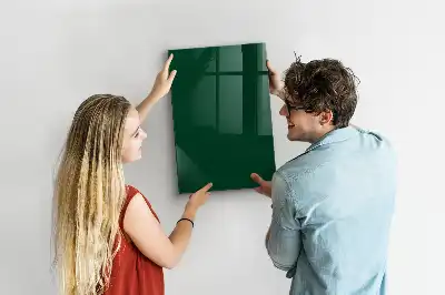 Tablă magnetică pentru scris verde sticlă