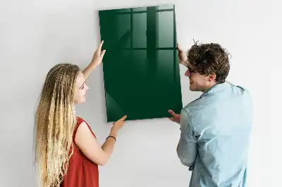 Tablă magnetică pentru scris verde sticlă