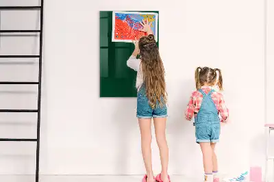 Tablă magnetică pentru scris verde sticlă