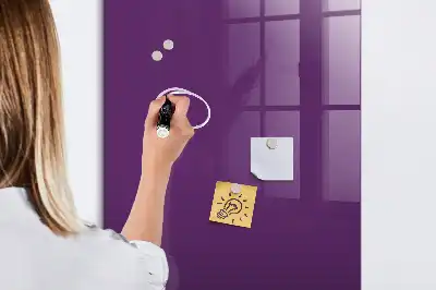 Tablă magnetică pentru scris de culoare violet