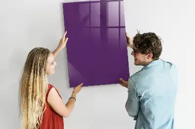 Tablă magnetică pentru scris de culoare violet