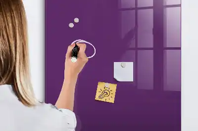 Tablă magnetică pentru scris de culoare violet