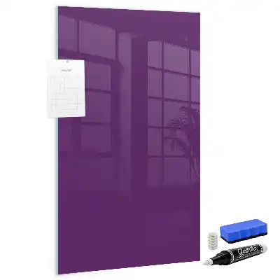 Tablă magnetică pentru scris de culoare violet