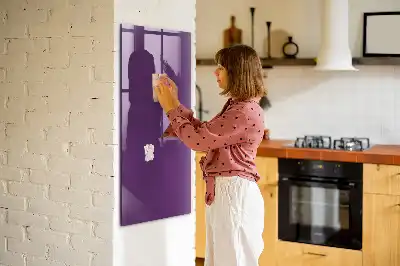 Tablă magnetică pentru scris de culoare violet