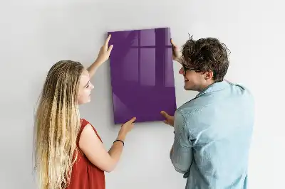 Tablă magnetică pentru scris de culoare violet