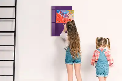 Tablă magnetică pentru scris de culoare violet