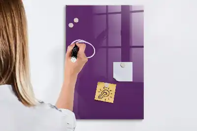 Tablă magnetică pentru scris de culoare violet