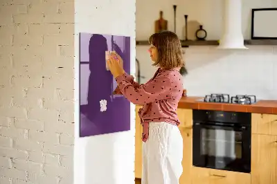 Tablă magnetică pentru scris de culoare violet