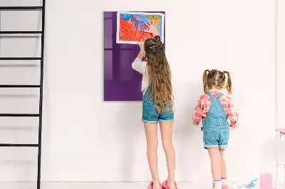 Tablă magnetică pentru scris de culoare violet
