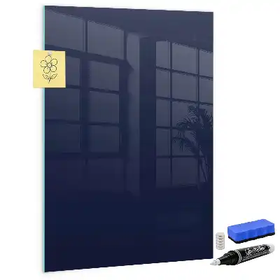 Tablă de desenat magnetică culoare albastru marin închis