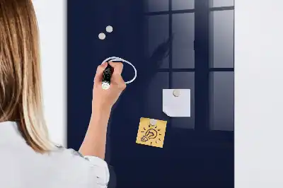 Tablă de desenat magnetică culoare albastru marin închis