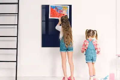 Tablă de desenat magnetică culoare albastru marin închis