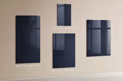 Tablă de desenat magnetică culoare albastru marin închis