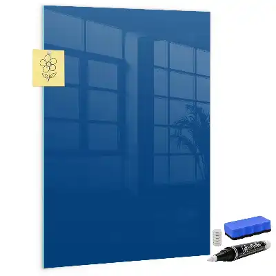 Tablă de desenat magnetică de culoare albastră