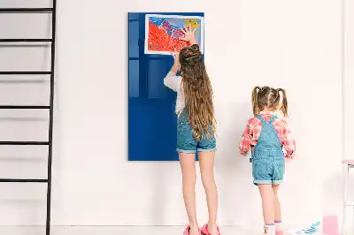 Tablă de desenat magnetică de culoare albastră