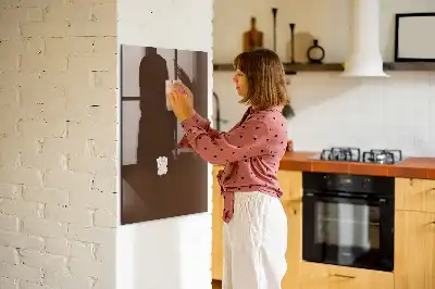 Tablă magnetică pentru scris culoare maro