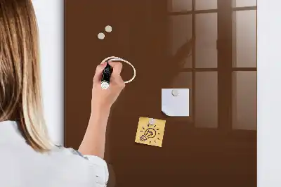 Tablă magnetică pentru scris culoare maro