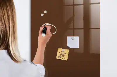 Tablă magnetică pentru scris culoare maro