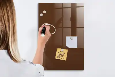 Tablă magnetică pentru scris culoare maro
