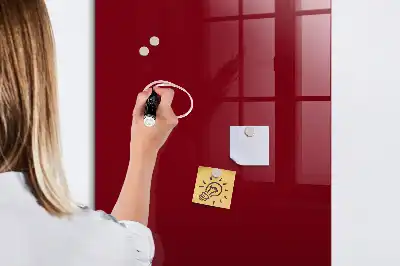 Tablă magnetică pentru scris culoare bordou