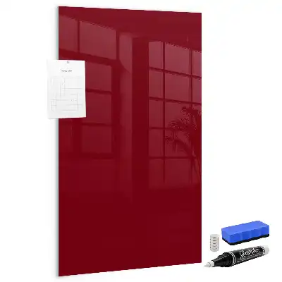 Tablă magnetică pentru scris culoare bordou