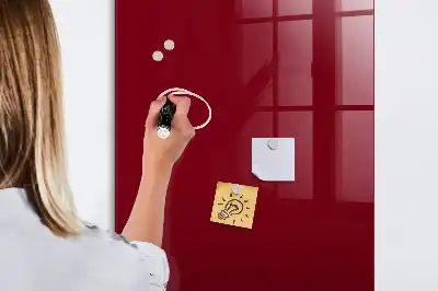Tablă magnetică pentru scris culoare bordou