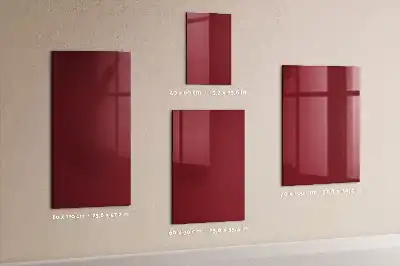Tablă magnetică pentru scris culoare bordou