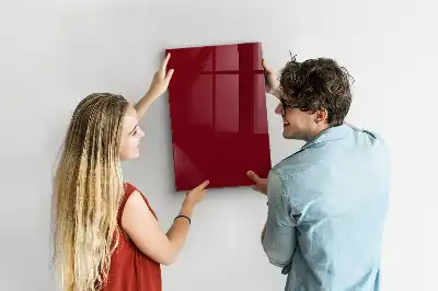 Tablă magnetică pentru scris culoare bordou