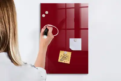 Tablă magnetică pentru scris culoare bordou