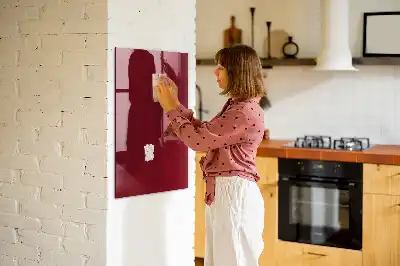 Tablă magnetică pentru scris culoare bordou