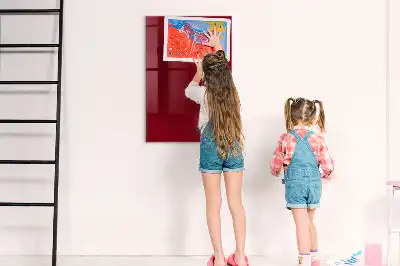 Tablă magnetică pentru scris culoare bordou