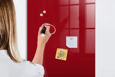 Tablă de desenat magnetică de culoare roșie