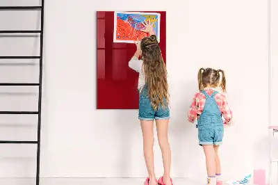 Tablă de desenat magnetică de culoare roșie