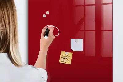 Tablă de desenat magnetică de culoare roșie