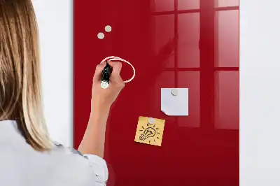 Tablă de desenat magnetică de culoare roșie